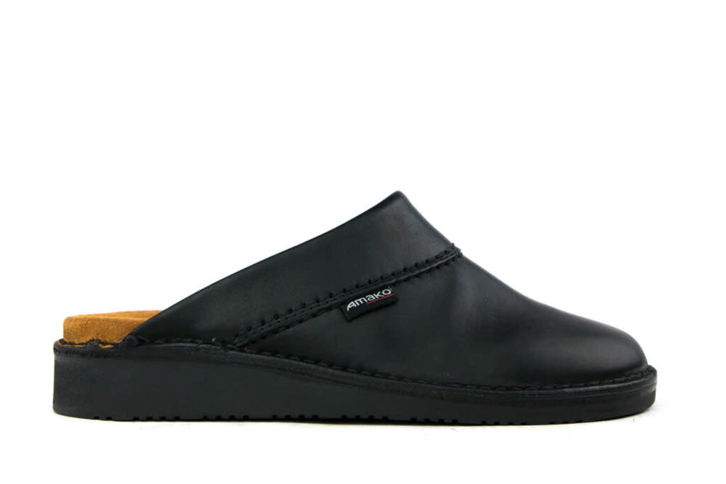 Amako Amako Swedish Slipper Black