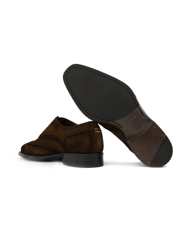 Greve Shoes Utrecht Brown Suede K-wijdte