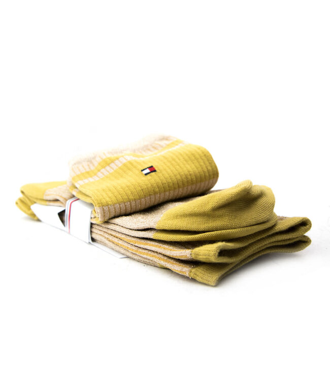Tommy Hilfiger Women Sock Lurex Old Gold