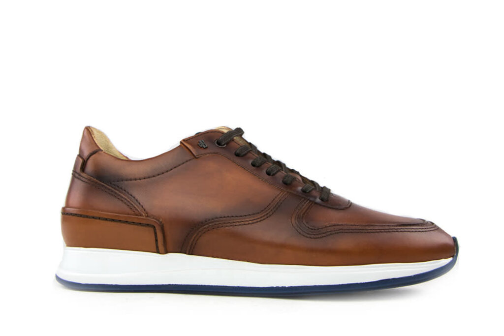 Van Bommel Van Bommel Sneakers Donker Cognac Calf