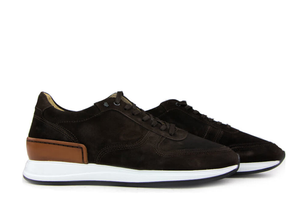 Van Bommel Van Bommel Sneakers Dark Brown Suede