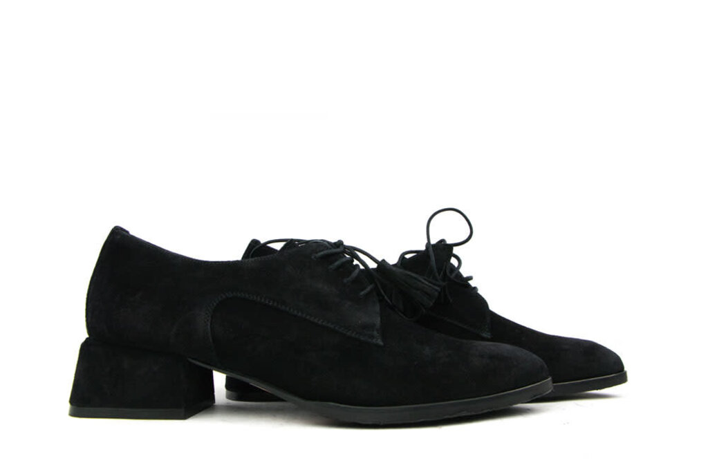 Pertini Pertini Veterschoen Como Monroe Zwart Suede