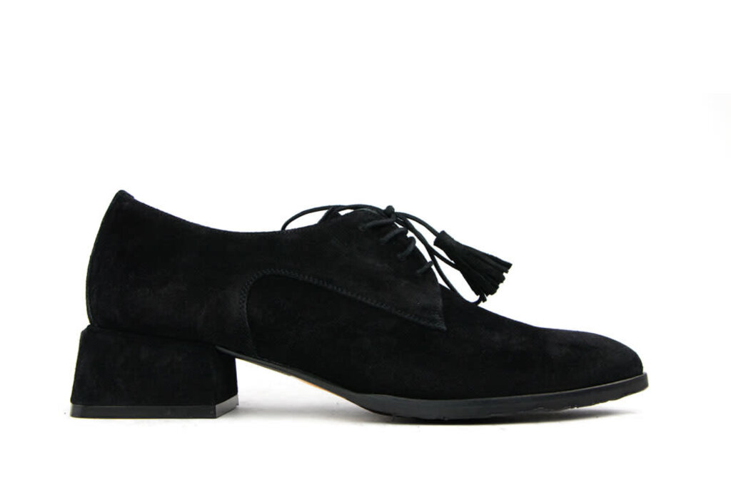 Pertini Pertini Veterschoen Como Monroe Zwart Suede