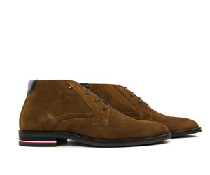 Tommy Hilfiger suede schoen groen