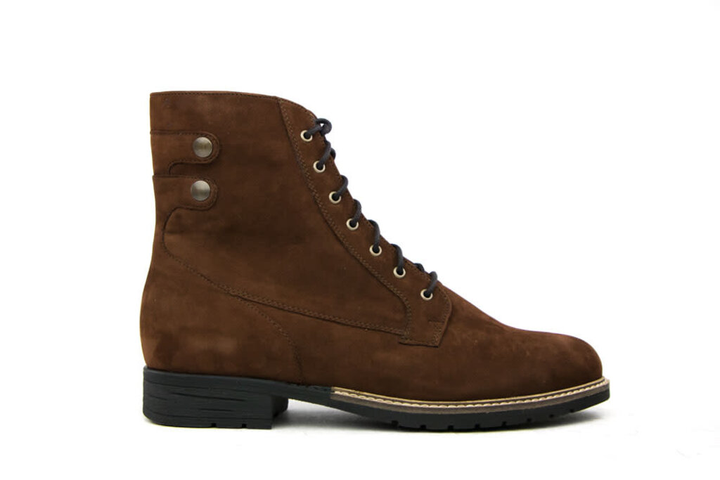 Durea Durea Veterboots Bruin Suede K-wijdte