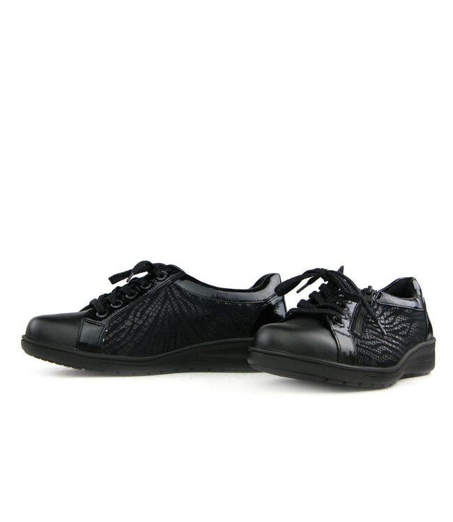 Solidus Schnürschuhe Kate Schwarz Shape