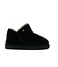 Warmbat Pantoffels Willow Zwart Suede