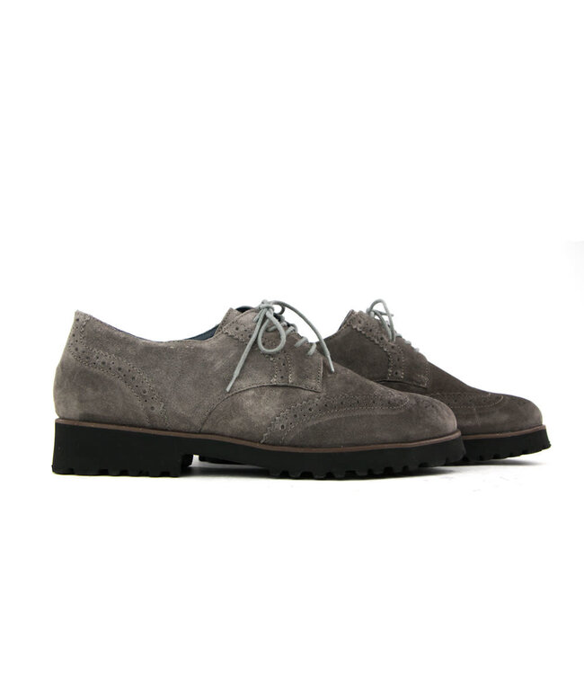 Waldlaufer Lace-up Elisa Grey Suede