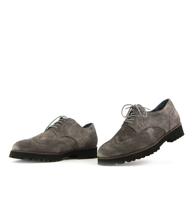 Waldlaufer Schnürschuh Elisa Grijs Suede