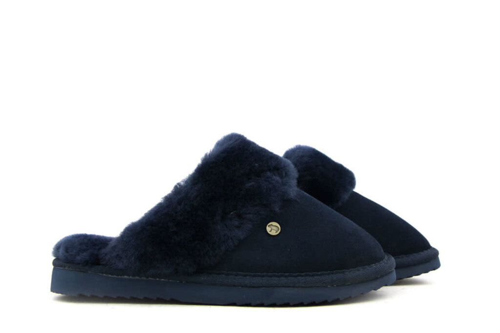 Warmbat Warmbat Flurry Donkerblauw Suede