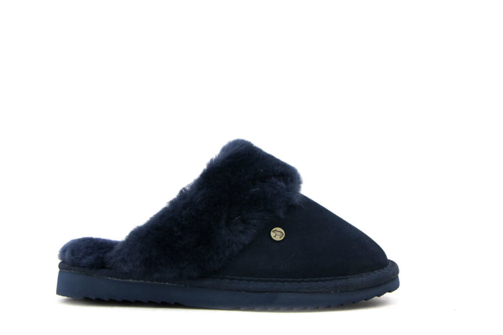 Warmbat Warmbat Flurry Donkerblauw Suede