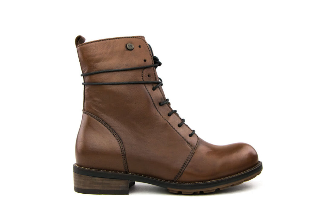 Wolky  Wolky Lace-Up Boots Murray XW Cognac Leather