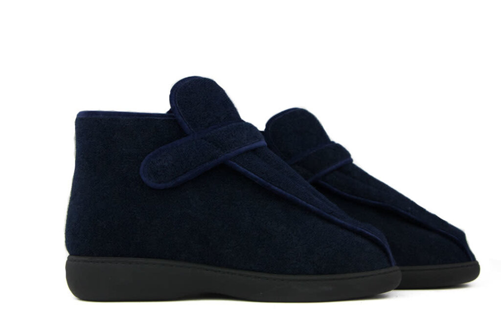Pulman Pulman Herren Hausschuhe Klettschuhe Blauw