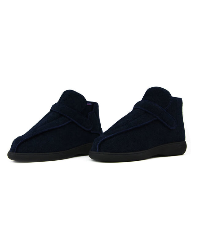 Pulman Men's Home Slippers Velcro Blue