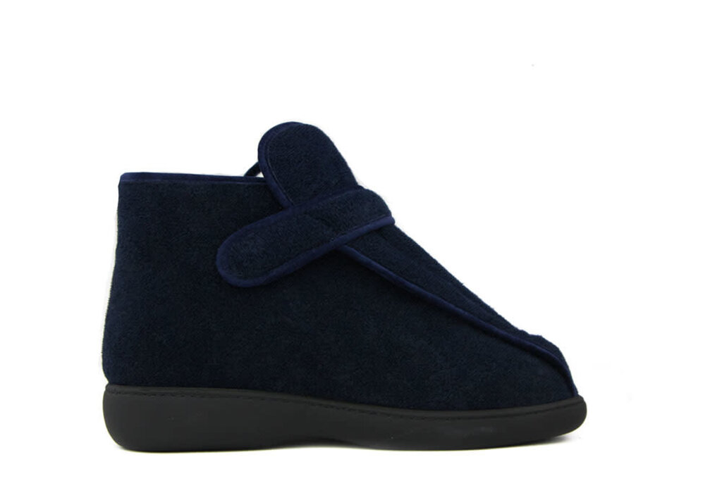 Pulman Pulman Heren Pantoffels Klittenband Blauw