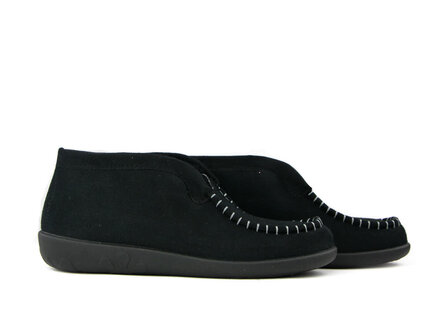 Rohde Rohde Hoge Pantoffels Zwart