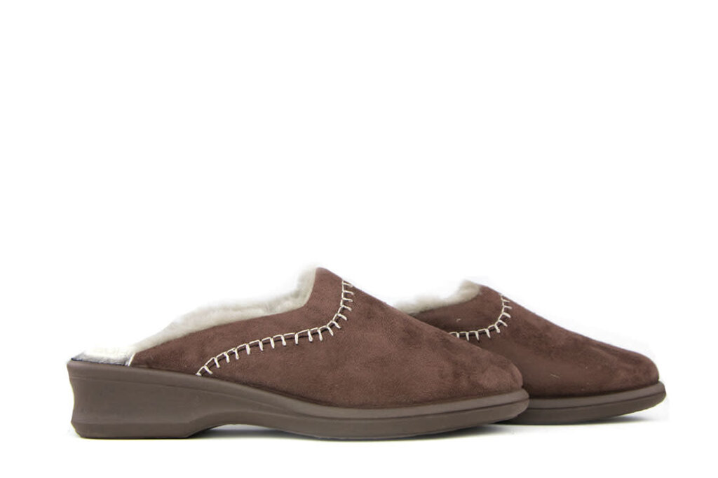 Rohde Rohde Slippers Velours Espresso