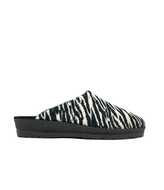 Rohde Slippers Beige Zebra Print