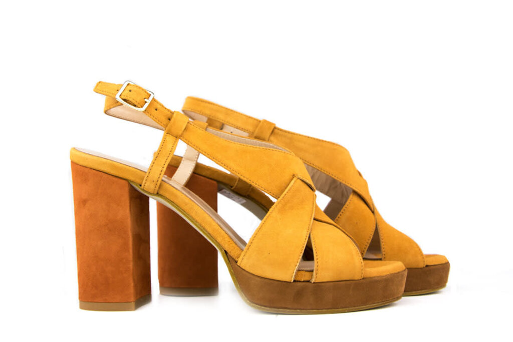 Lilian Lilian Sandaal Arancione Suede