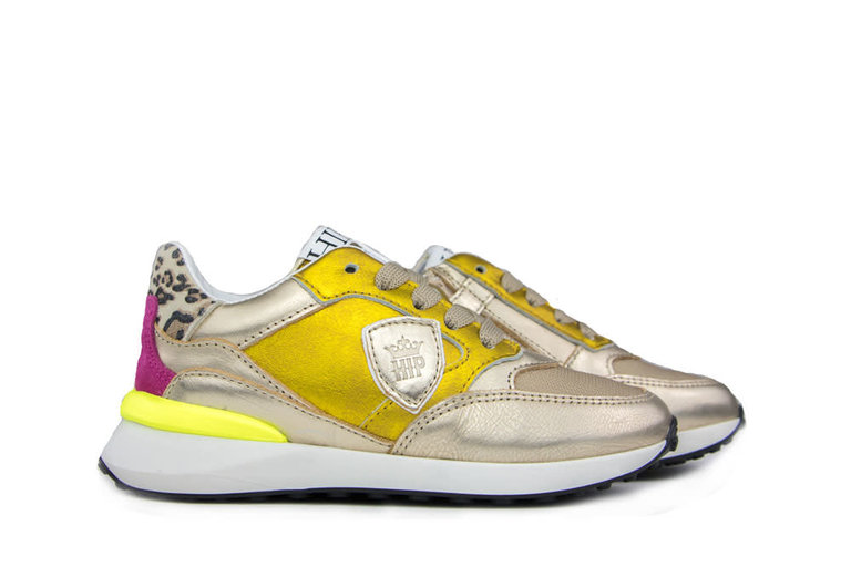 HIP Sneaker Platinum Yellow Combi