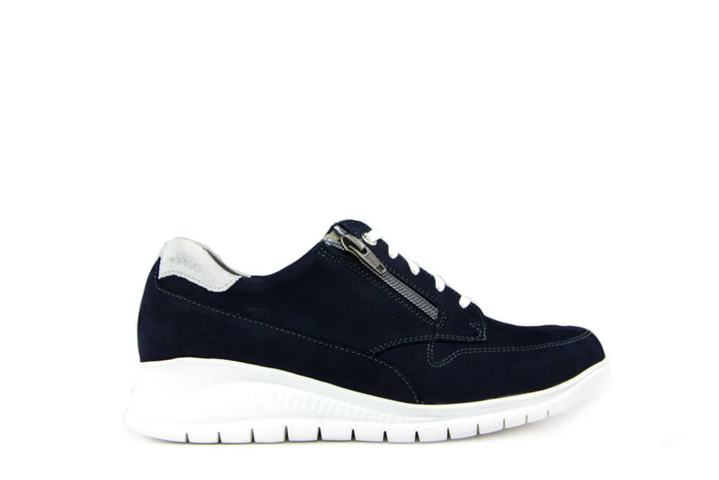 Durea Sneaker Donkerblauw Grijs H-leest