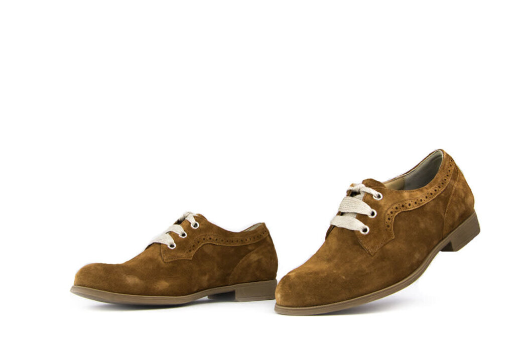 Durea Durea Lace Shoes Cognac Suede H-width