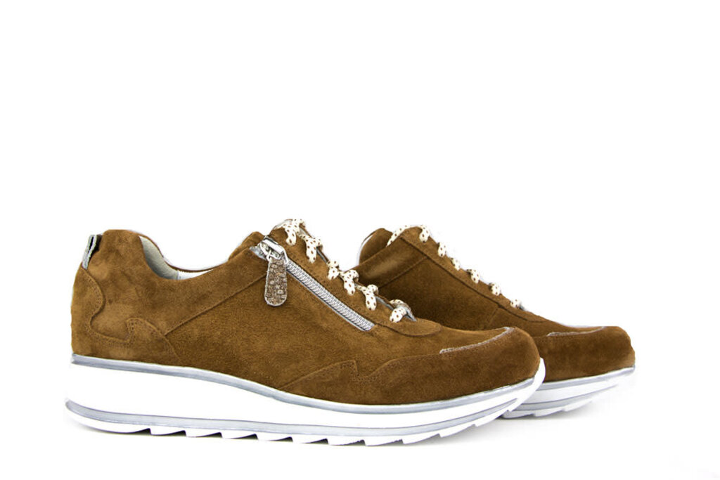 Durea Durea Sneaker Cognac Suede K-leest