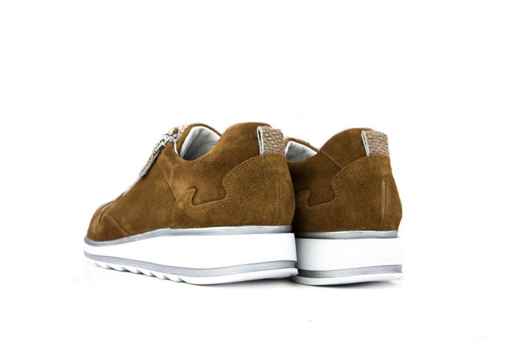 Durea Durea Sneaker Cognac Suede K-leest