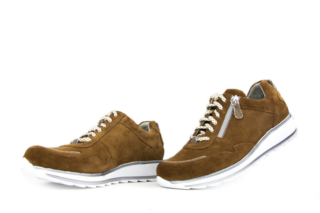 Durea Durea Sneaker Cognac Suede K-leest