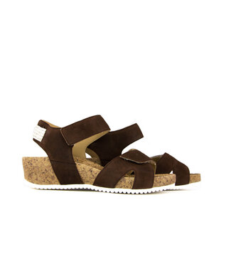 Durea Durea Sandal Dark Brown Cork K