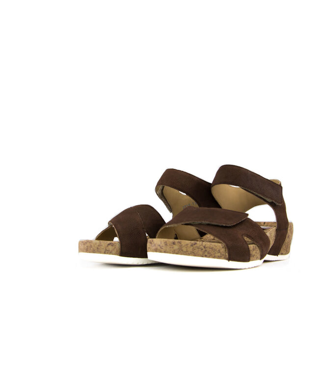 Durea Sandal Dark Brown Cork K-width