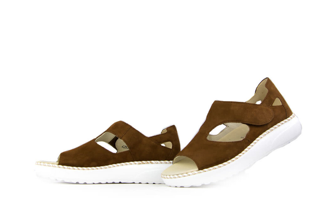 Waldläufer Waldlaufer Sandals Vera Cognac Suede