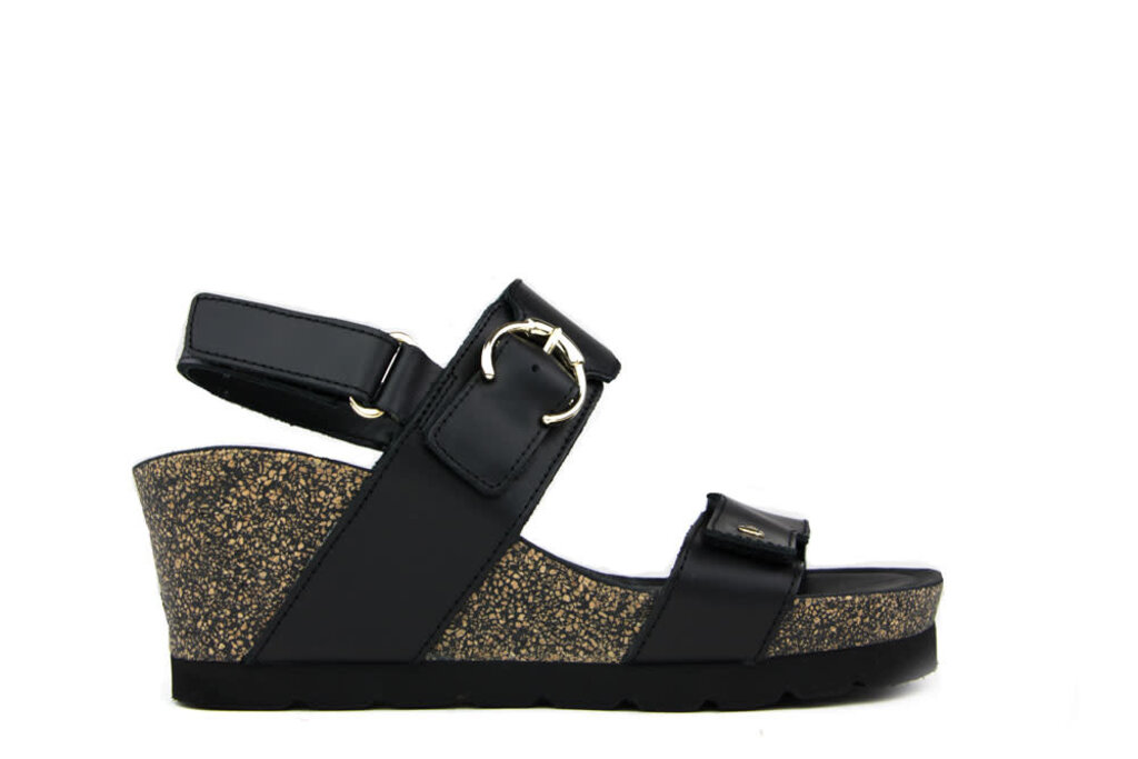 Panama Jack Panama Jack Sandal Velvet Pull Up Negro Black