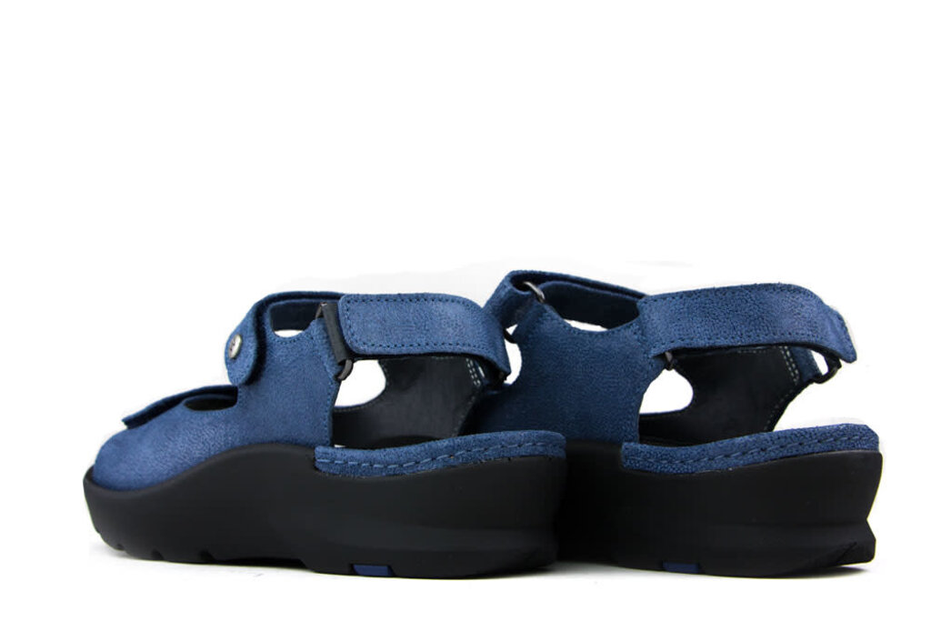 Wolky Wolky Sandaal Delft Caviar Nubuck Denim