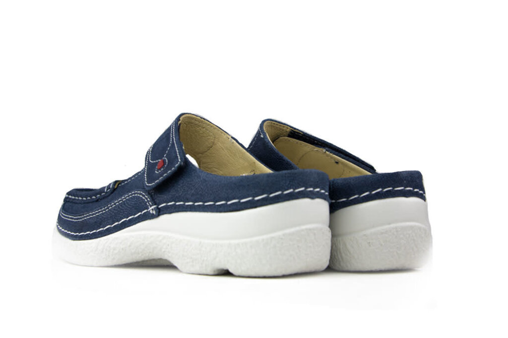 Wolky Wolky Roll Slipper Caviar Nubuck Denim