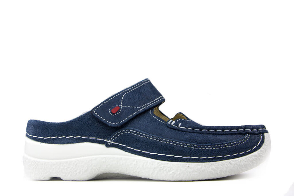 Wolky Wolky Roll Slipper Caviar Nubuck Denim