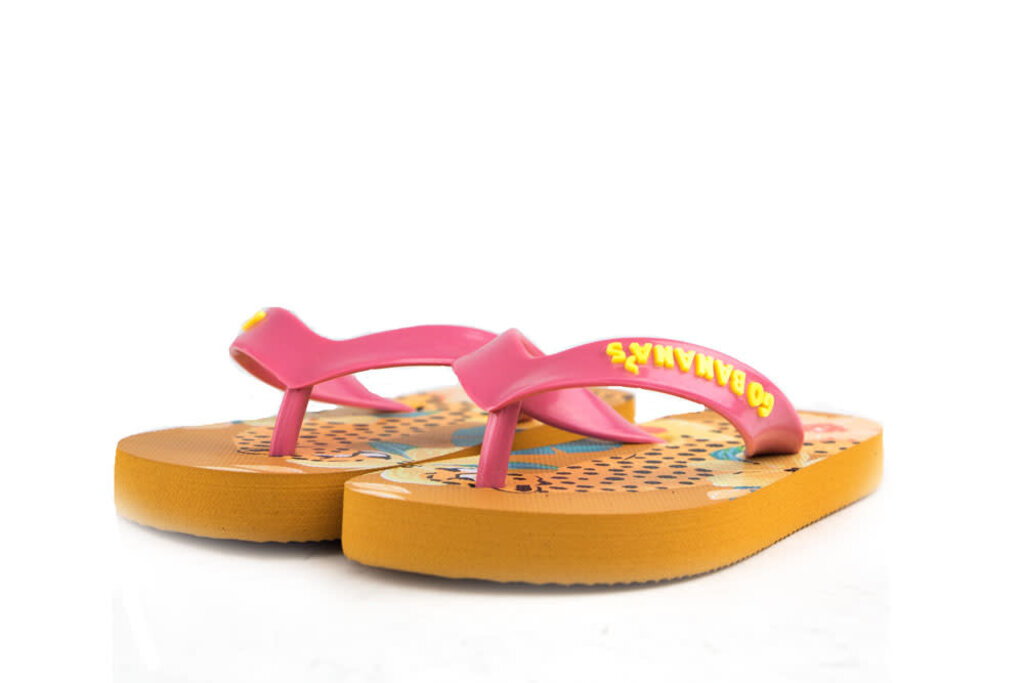 Shoesme Go Bananas Leopard Flip Flops