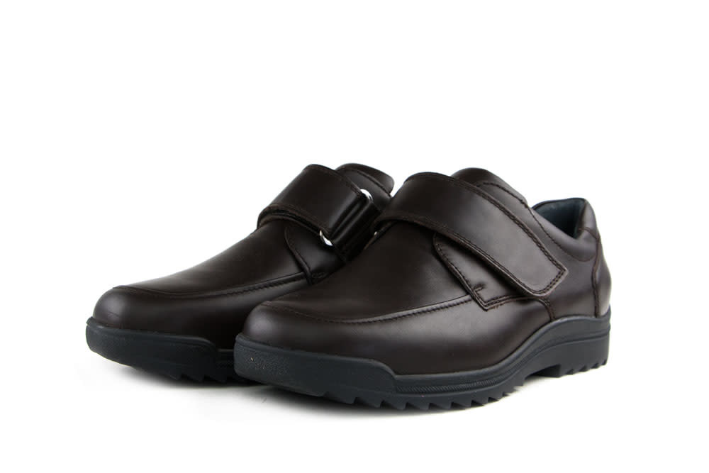 Waldlaufer Klittenbandschoen Kai Donkerbruin - Steenbergen Schoenen