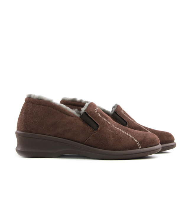 Rohde Loafer met Bont Espresso
