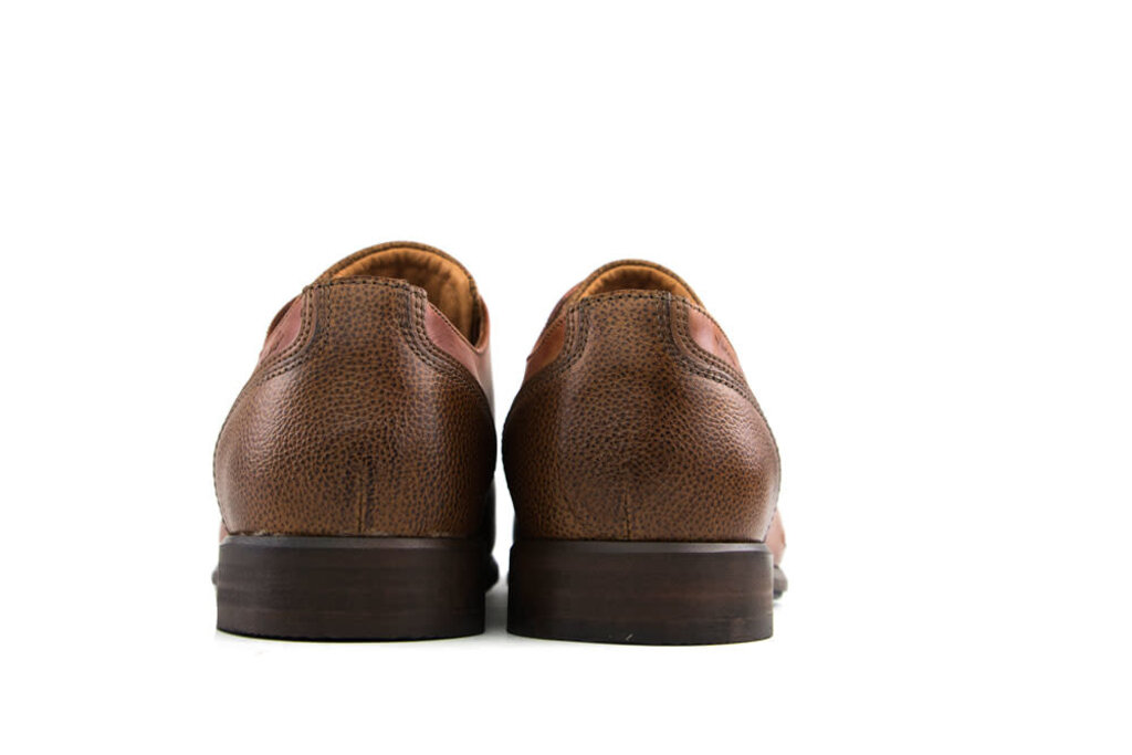 Van Lier Van Lier Veterschoen Cognac Leer Combi