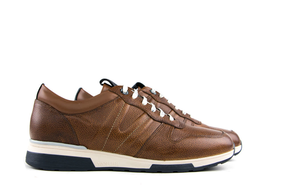 Van Lier Sneaker Cognac Bruin - Steenbergen Schoenen