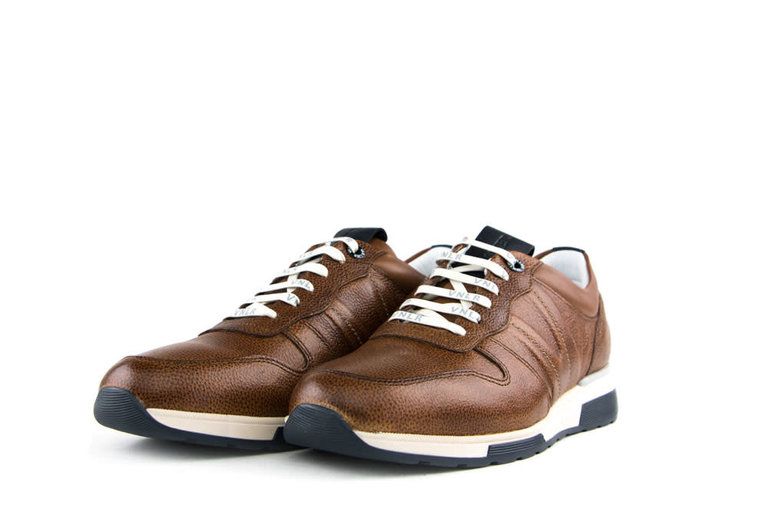 Van Lier Sneaker Cognac Bruin - Steenbergen Schoenen