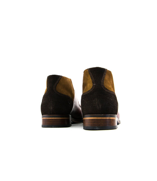 Berkelmans Hohe Schnürschuh Imola Sibilo Cognac