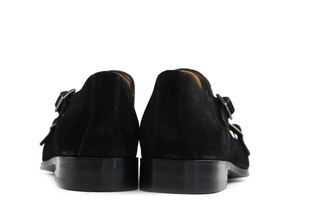 Van Bommel Van Bommel Buckle Black Suede