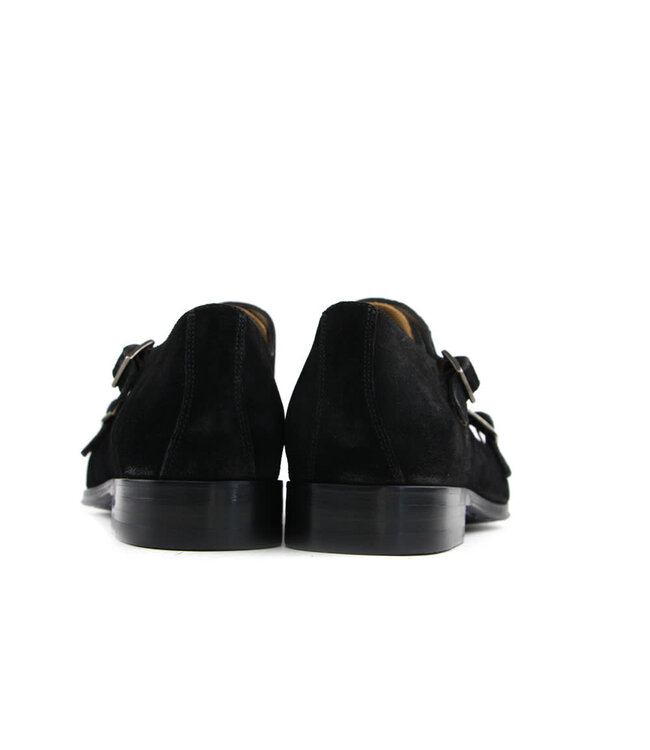 Van Bommel Gesp Black Suede