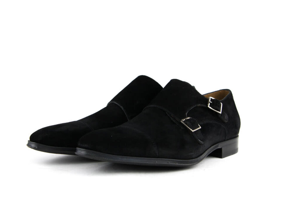 Van Bommel Van Bommel Buckle Black Suede