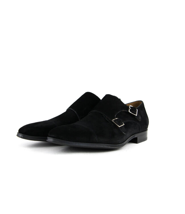 Van Bommel Schnalle Black Suede