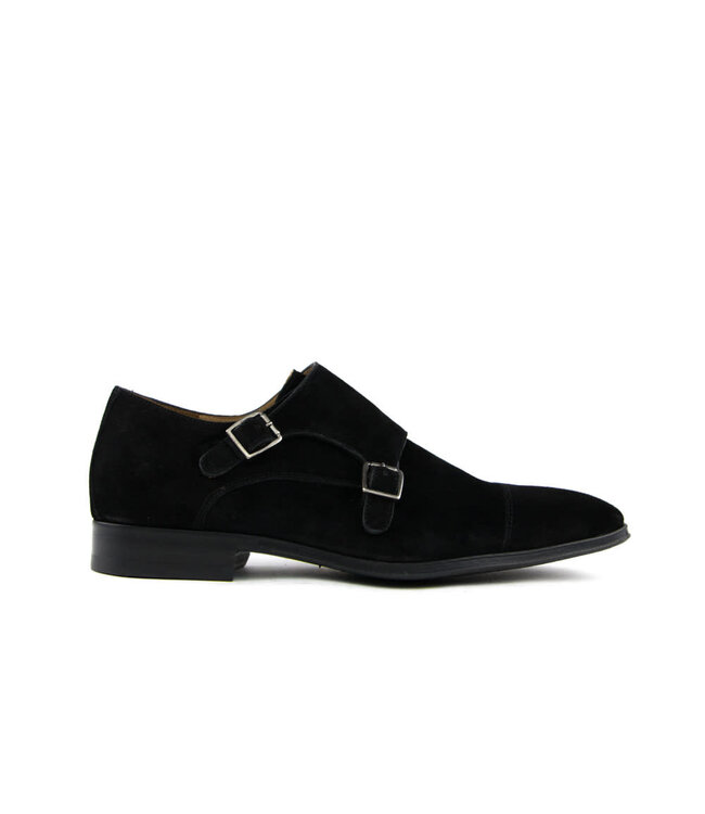 Van Bommel Gesp Black Suede