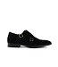 Van Bommel Buckle Black Suede