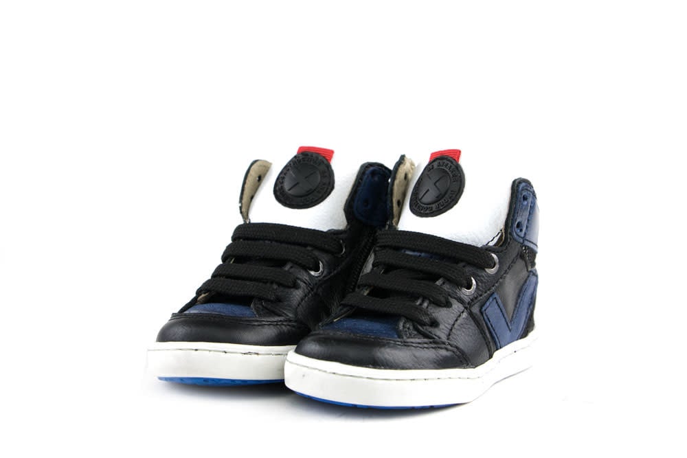 Shoesme Urban Hoge Sneaker Black Blue I Hoge Korting - Steenbergen Schoenen